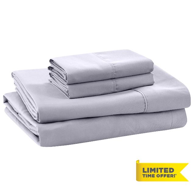 Modern Threads Soft Microfiber Solid Sheets - Luxurious Microfiber Bed Sheets - Includes Flat Sheet