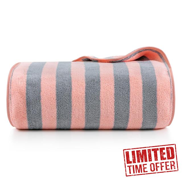 OLESTER Microfiber Bath Towel 1 Blue-Pink Towels for Shower Pool Beach Bathroom Super Absorbent Soft Quick Dry Lightweight (35.5 * 71