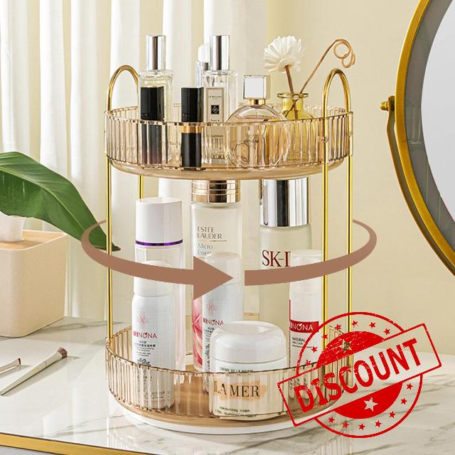 TRIWIND 360 Rotating Makeup Organizer Skincare Organizers Vanity