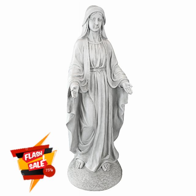 Design Toscano VG55436 Madonna of Notre Dame Religious Garden Decor Statue