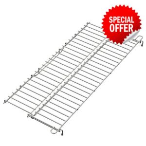 SafBbcue Upgrade Genesis II 300 Warming Rack Replacement for Genesis II E310 E315 E325 E330 S310 S-335 S345 Grill Parts Duble Warming Grates 66044 Weber 61000001 61016201