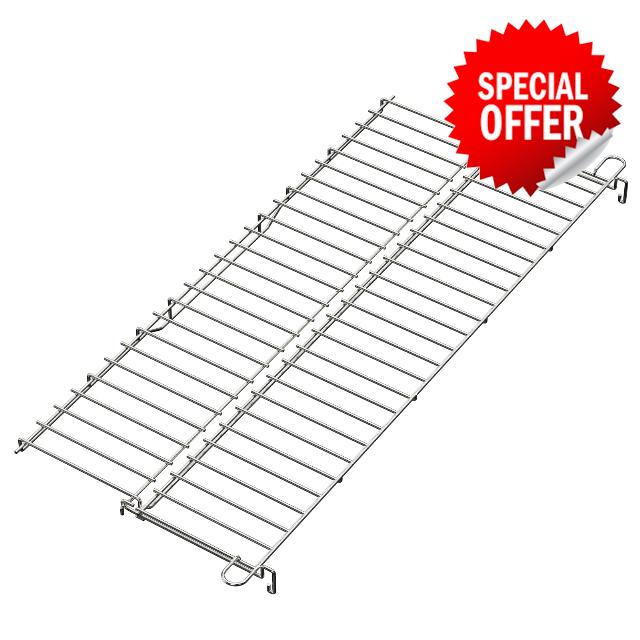 SafBbcue Upgrade Genesis II 300 Warming Rack Replacement for Genesis II E310 E315 E325 E330 S310 S-335 S345 Grill Parts Duble Warming Grates 66044 Weber 61000001 61016201