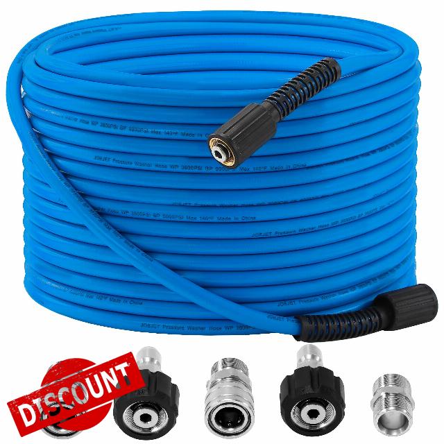 JOEJET Pressure Washer Hose 50 FT x 1/4”