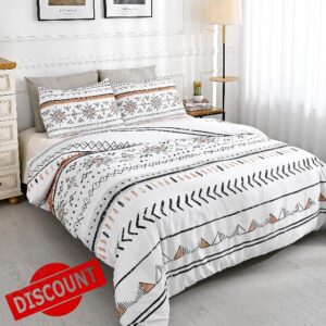 DESIHOM Boho Duvet Cover Set Queen