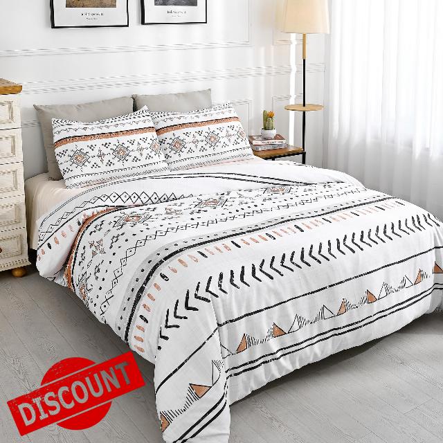 DESIHOM Boho Duvet Cover Set Queen