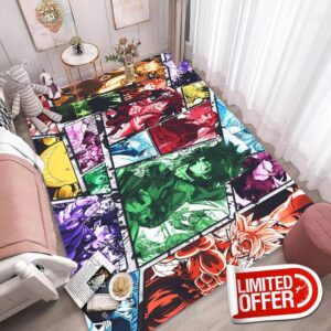 Anime Carpet Anime Carpet Boys' Room Decoration Game Children's Carpet Bedroom Aesthetic Soft Carpet Decorative Carpet (40 * 60in)