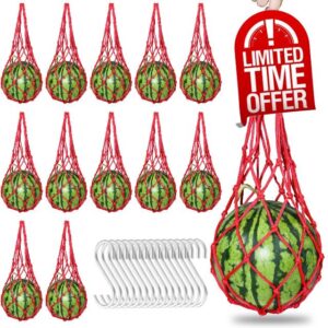 24 Pack Melon Hammocks Cradles with S Hanging Hooks