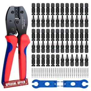 JUYLTOOL 60 PCS Solar Panel Connectors (60 pcs Solar Connectors)