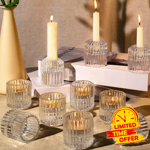 12 Pack Taper Candle Stick Holders