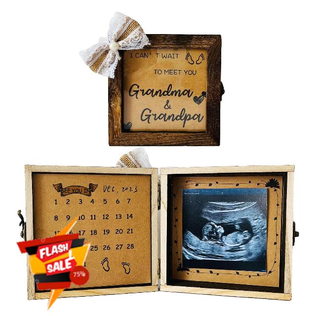 trlry Sonogram Photo Frame for Grandparents