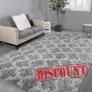 Hutha 6x9 Shag Large Area Rugs for Living Room