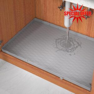 MHHA Under Sink Mats for Kitchen Waterproof 34" &times; 22" (34" &times; 22"