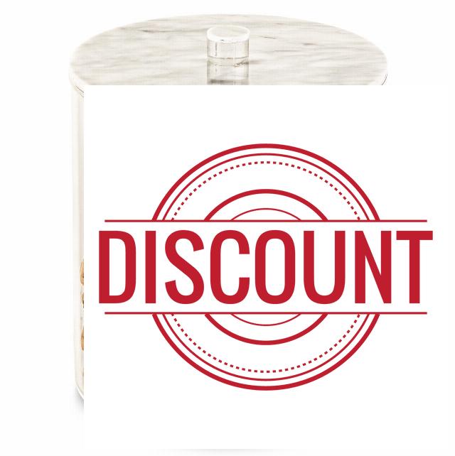 Gold Valley Lucite Cookie Jar | Magnetic Closure Cookie Jar Lids | Clear Cookie Jar With No Skid Bottom | Versatile Acrylic Cookie Jars With Airtight Lid | Decorative Cookie Jar for Kitchen Counter