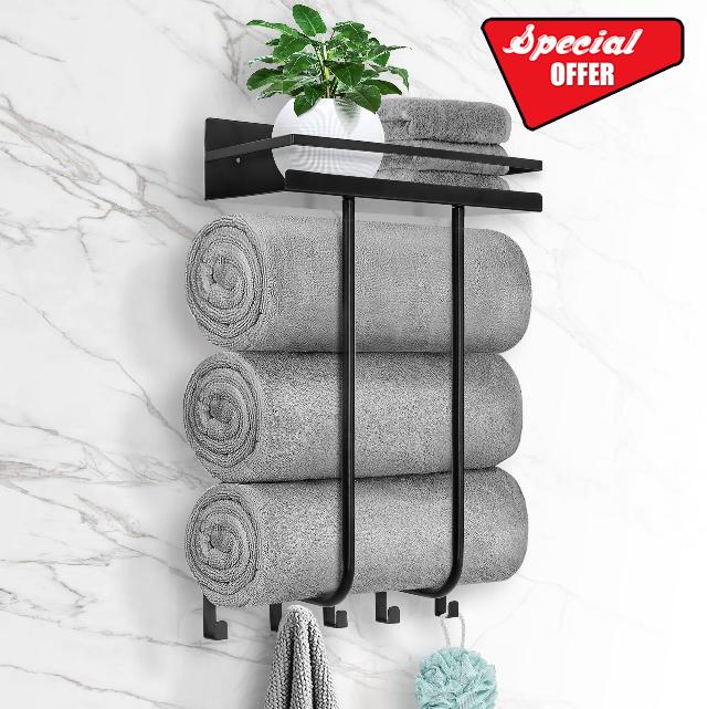 SUNZOS Towel Racks for Bathroom