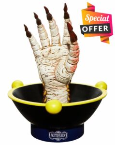 Spirit Halloween Beetlejuice Shrimp Hand Greeter Bowl | Officially Licensed | Halloween D&eacute;cor