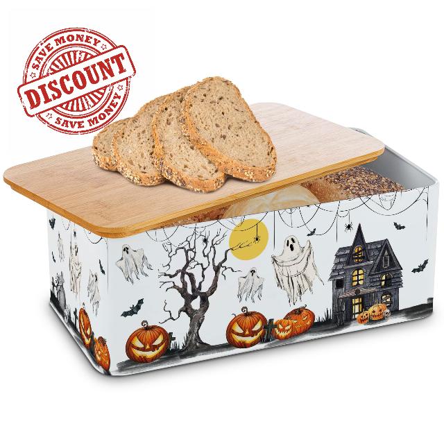 Hexagram Halloween Bread Boxes