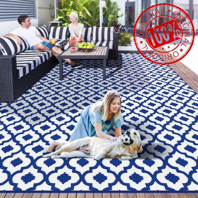 Outdoor Plastic Straw Rug
