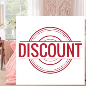 Boho Princess Pink Comforter Set with Jacquard Tufted Design
