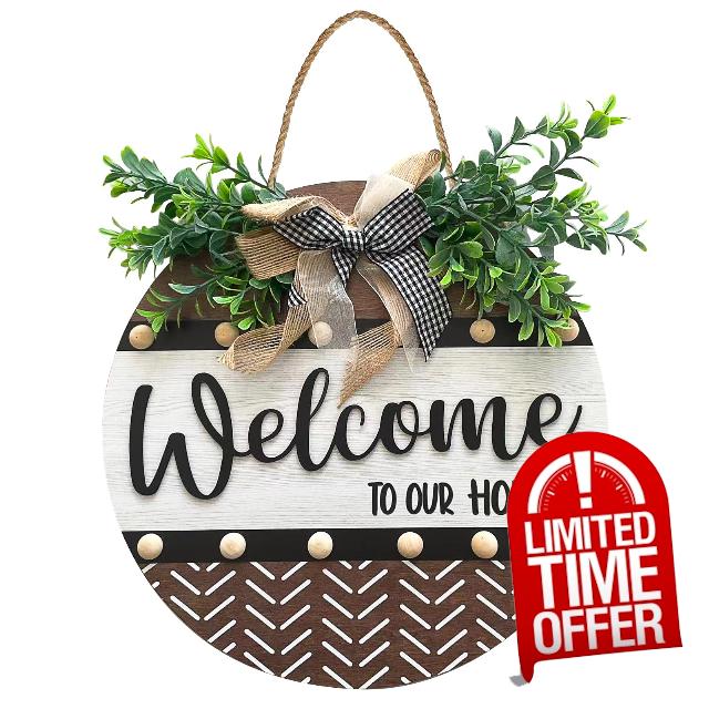 Surfapans Welcome Sign for Front Door