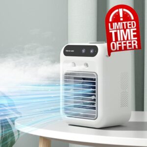 TEDATATA Desk Fan with Cold Water Tank