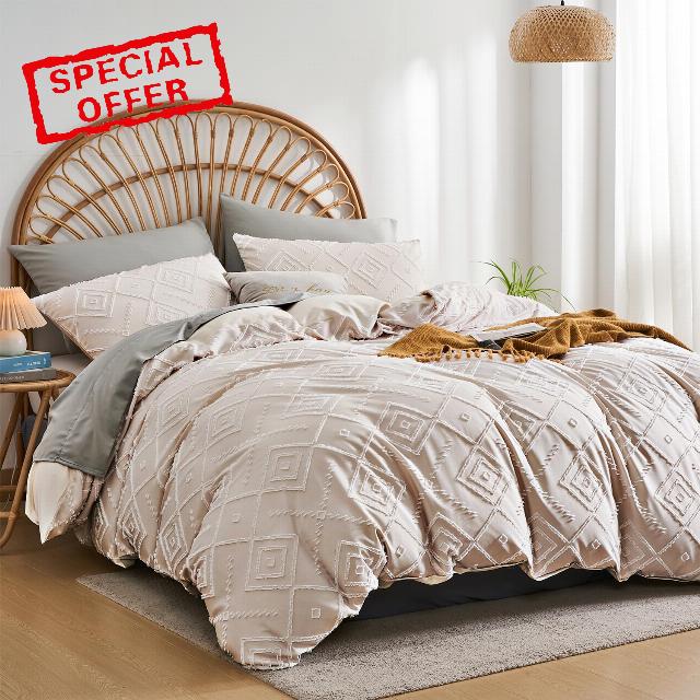Senville Tufted Duvet Cover King Size
