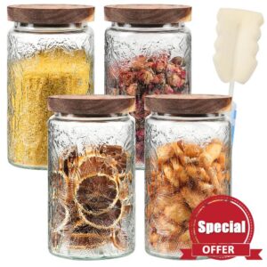 EkkoVla 34 FL OZ Vintage Glass Storage Jar