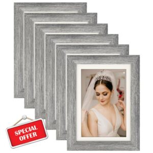 ORIVAN 5x7 Picture Frame with 4x6 Mat