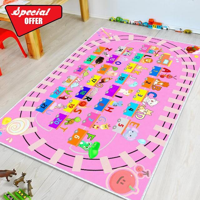 Kids Play Rug ABC Educational Area Rugs