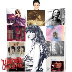 ESRBSO ERAS Tour Swift Blanket Taylor Singer Swift Music Album Cover Blanket Taylor Party Bedroom Decorations Warm Throw Blanket