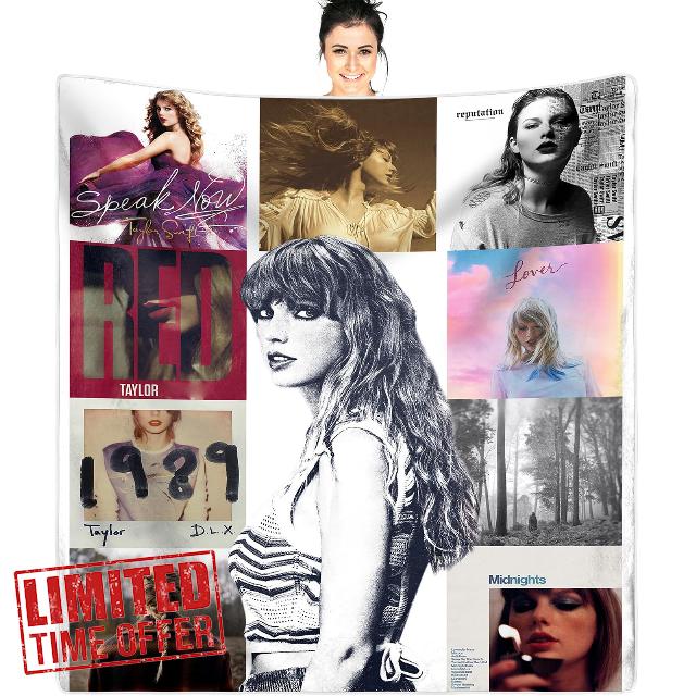 ESRBSO ERAS Tour Swift Blanket Taylor Singer Swift Music Album Cover Blanket Taylor Party Bedroom Decorations Warm Throw Blanket