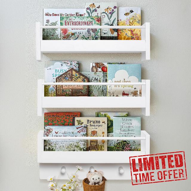 comax Kids Floating Book Shelves for Wall Nursery