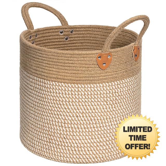 TIMEYARD Wicker Basket