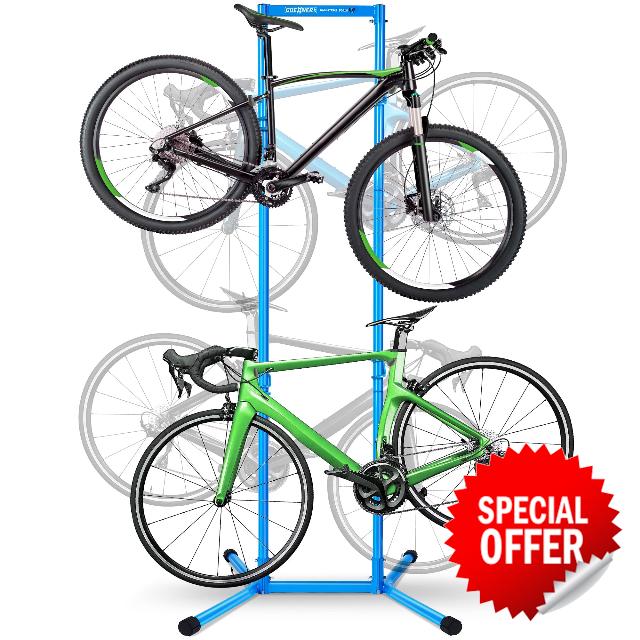 4 Bike Gravity Rack Garage(Max 240lbs)