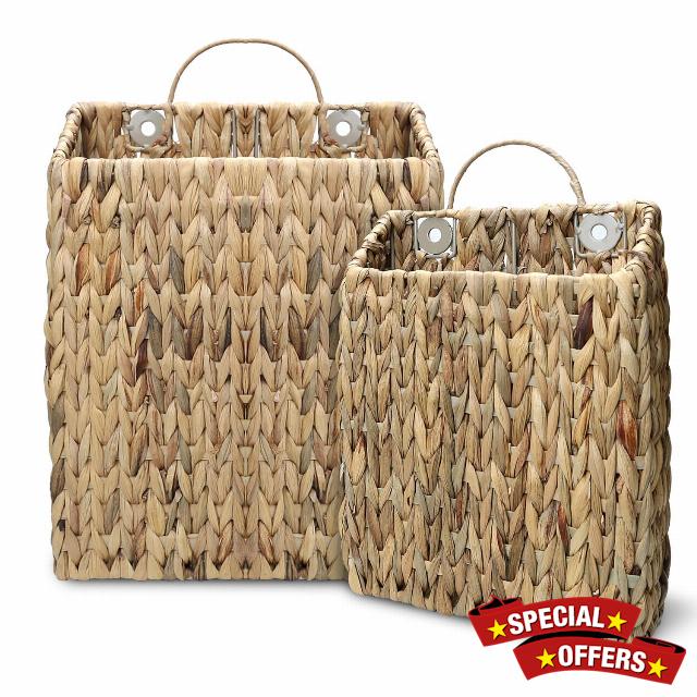 Storagether Wall Hanging Baskets Front Door Basket Magazine Basket Storage for Magazine