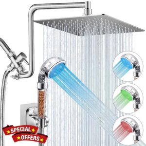 Filtered Shower Head with LED
