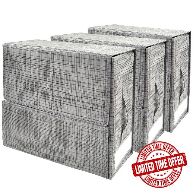 3 Pack Bed Sheet Organizer and Storage