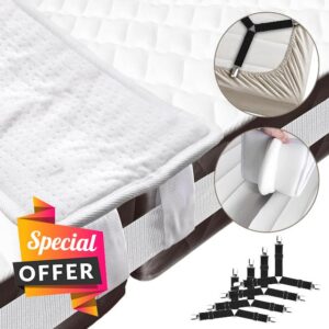 Bed Bridge - Split King Gap Filler for Adjustable Bed - 79" x 12" Twin Bed Connector Bed Gap Filler - Wedge Joiner Mattress Extender Converter Kit with Mattress Straps - Join & Create Twin to King Bed