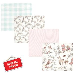 Hudson Baby Unisex Baby Cotton Flannel Receiving Blankets