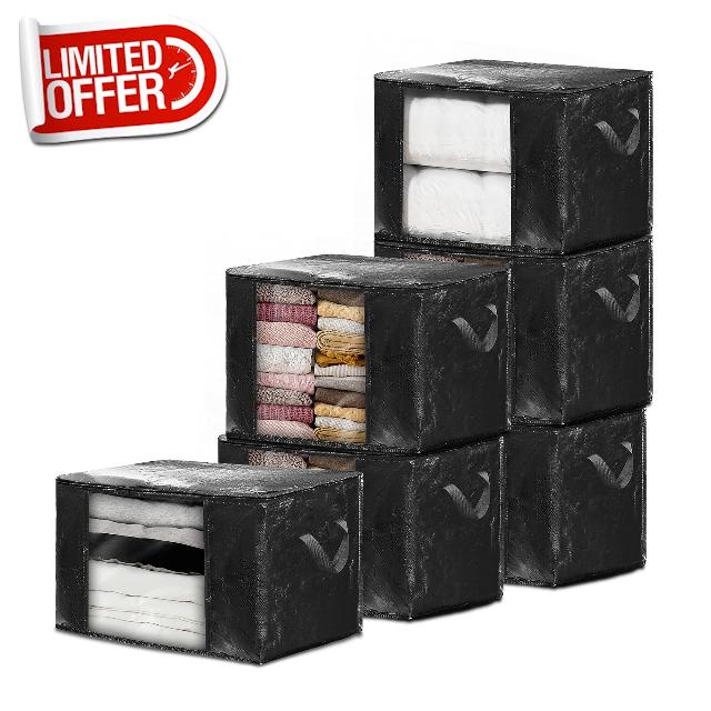 SUOCO 6 Pack Heavy Duty Storage Bags