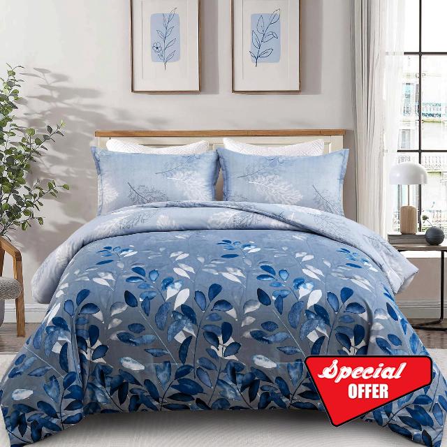 DJY Blue Comforter Set King