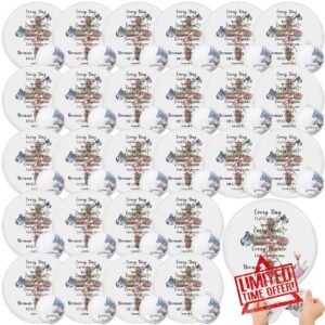 Tradder 50 Pcs Religious Church Fans Folding Hand Fans Wedding Fans for Guests Decorative Foldable Fan Hand Collapsible Hand Fan for Women Outdoor Church Services Summer Christian Gifts (Cute)