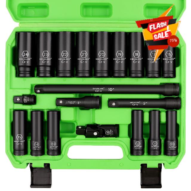 SWANLAKE 1/2" Impact Socket Set