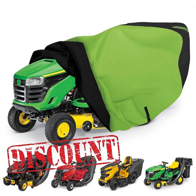 Riding Lawn Mower Cover with Bagger Attachment