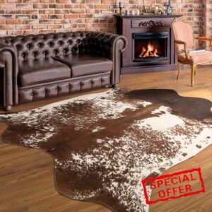 Chicrug Exquisite Faux Fur Cowhide Rug
