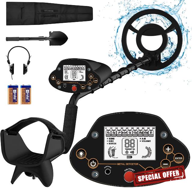 2023 Updated Metal Detector for Adults Professional Professional Gold Detector for Treasure Hunt
