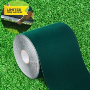 Harciety Artificial Grass Turf Tape Self Adhesive Single-Sided Rug Tape for Lawn Garden Carpet-6InX65.6Ft