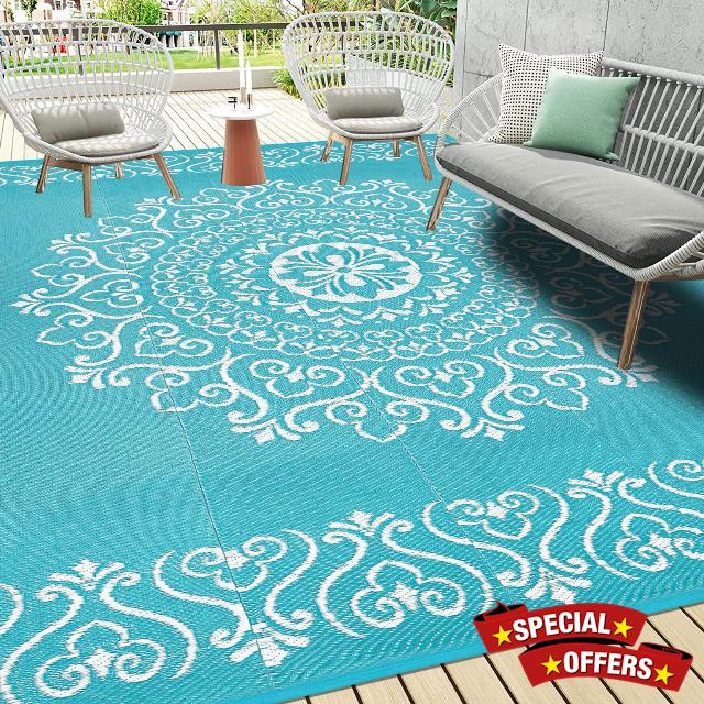 Pauwer Outdoor Rug 9x12