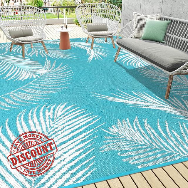 Pauwer Outdoor Rug 9x12