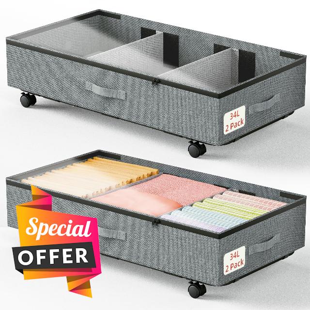 Under Bed Storage Containers with Wheels