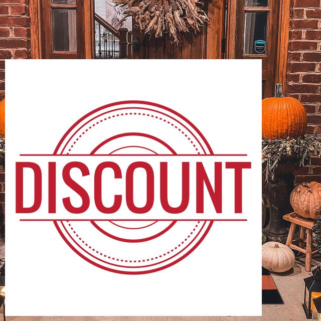 Homydecor Coir Doormats + Front Door Mats for Outdoor Entrance (Oreange & Black Plaid